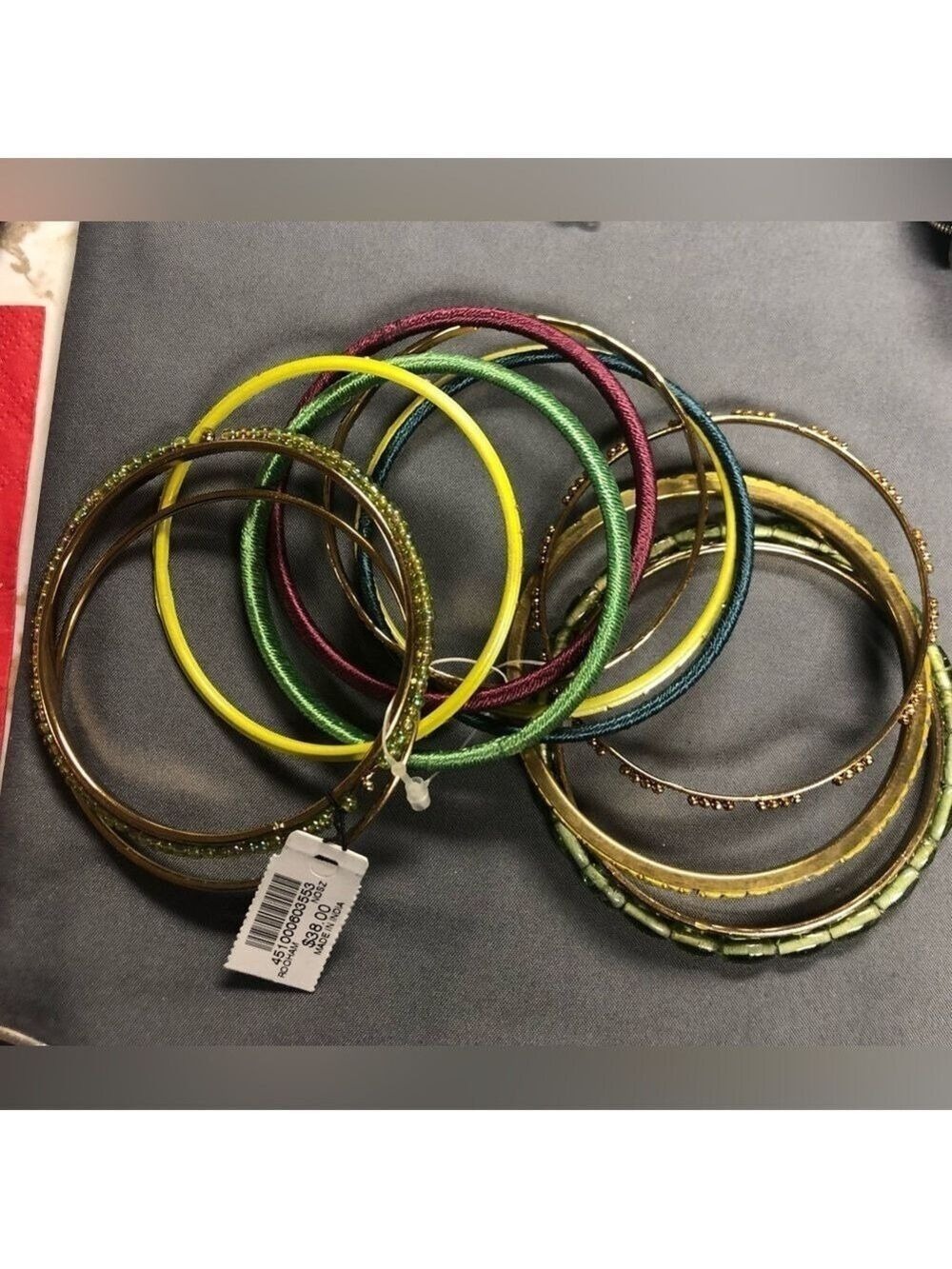 CHICO’s Elegant Multicolor 11 Piece Bangle Set NWT